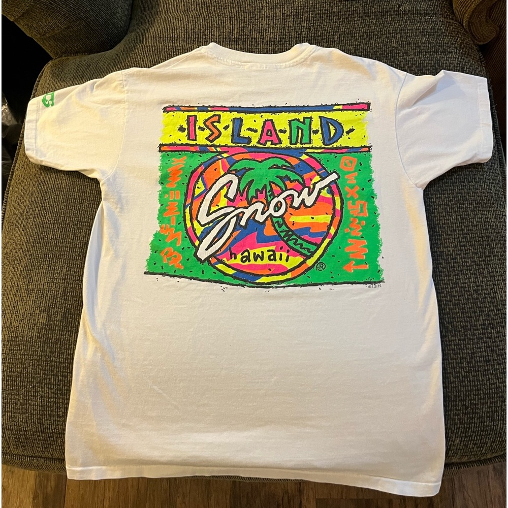 Island Snow - Hawaii T-shirt (Vintage) Great Condition (Beefy T - Hanes)
